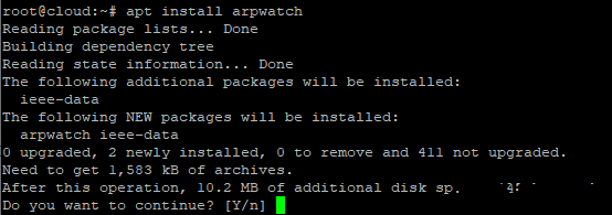 Ubuntu18.04系统中如何安装arpwatch14
