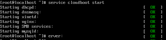 Centos7系统部署cloudboot-620