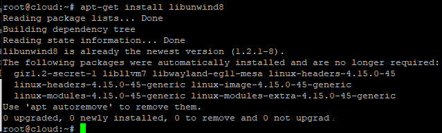 Ubuntu18.04系统如何安装libunwind8-859