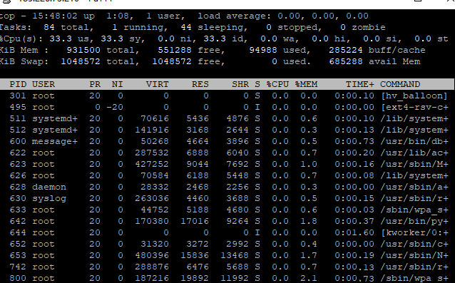 Ubuntu18如何使用top详解-1105