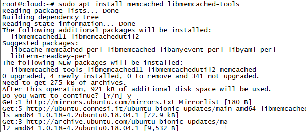 Ubuntu18.04系统安装memcached-1456