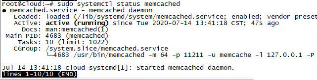 Ubuntu18.04系统安装memcached-1457