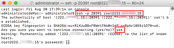 Mac系统如何通过ssh远程连接Linux系统-1827