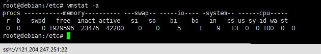 Debian8ϵͳvmstatʾڴ״̬