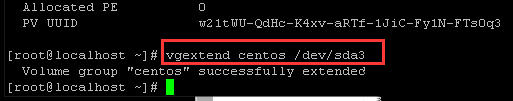 Centos系统如何扩展硬盘-2483