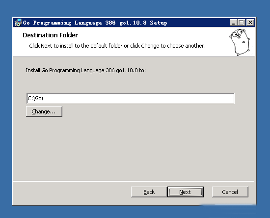 Windows2003系统如何安装golang1.10-2848