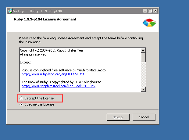 Windows2003系统如何安装ruby1.9-2871