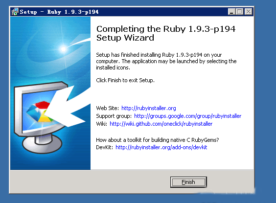 Windows2003系统如何安装ruby1.9-2874