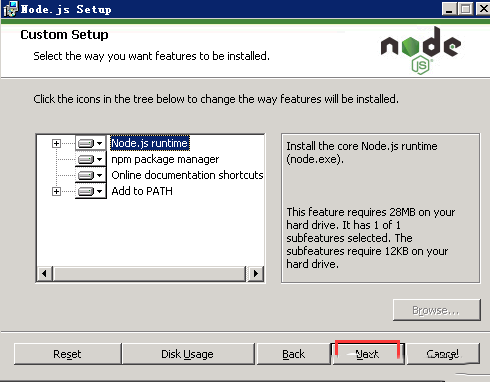 Windows 2008 R2 如何安装node.js-3210