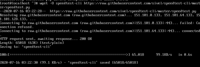 Centos系统安装SpeedTest实现网络测速-3235