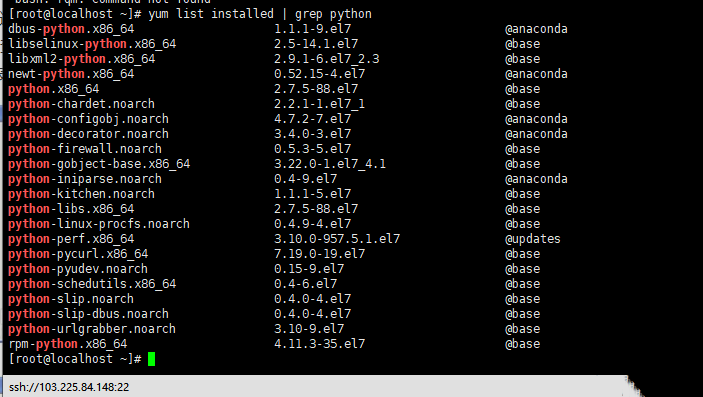 Centos7系统如何使用yum命令安装python-3675