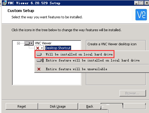 Windows 2008 R2 如何安装VNC Viewer-3895