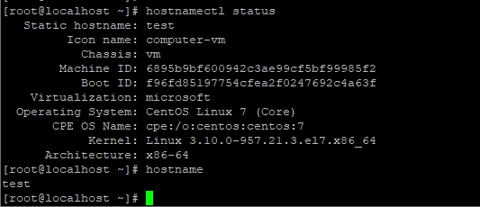 Centos7.6如何用hostnamectl命令设置主机名4594