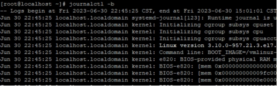 Centos7.6journalctlʾǰϵͳ־4626