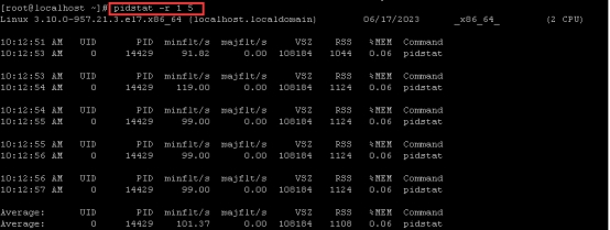 Centos7.6ʹpidstat鿴ռԴ4656