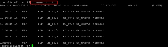 Centos7.6ʹpidstat鿴ռԴ4657
