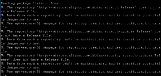Debian9如何解决apt-get update提示错误4714