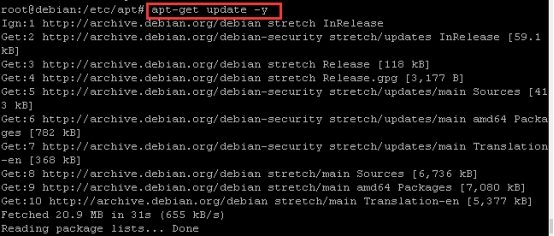 Debian9如何解决apt-get update提示错误4719