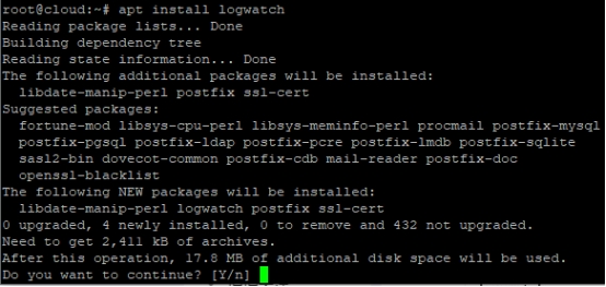 Ubuntu18.04系统中如何安装logwatch日志监控程序4784