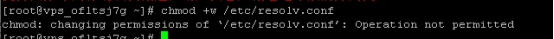 Centos7.6ν޸DNSļresolv.confȨ޳Operation not permitted